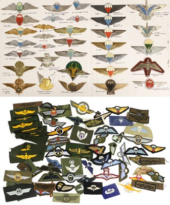 Lot 128 - A Collection of Various Parachutist's Badges,...