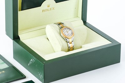 Lot 2197 - Rolex: A Lady's Steel and Gold Automatic...