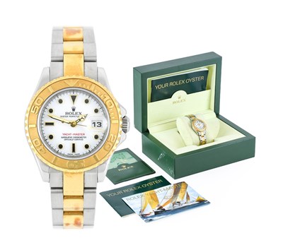 Lot 2197 - Rolex: A Lady's Steel and Gold Automatic...