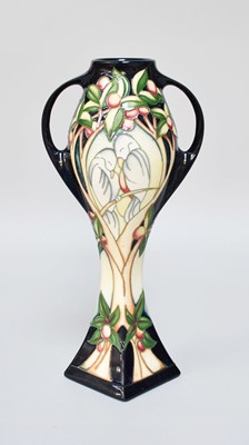 Lot 33 - A Modern Moorcroft Pottery Twin-Handled Vase, "...