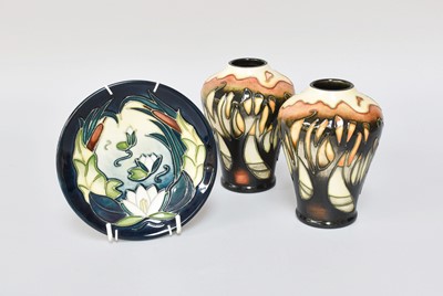 Lot 35 - A Pair of Modern Moorcroft Pottery Vases, "La...