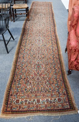 Lot 1195 - Sarab Runner, the camel ground with a column...