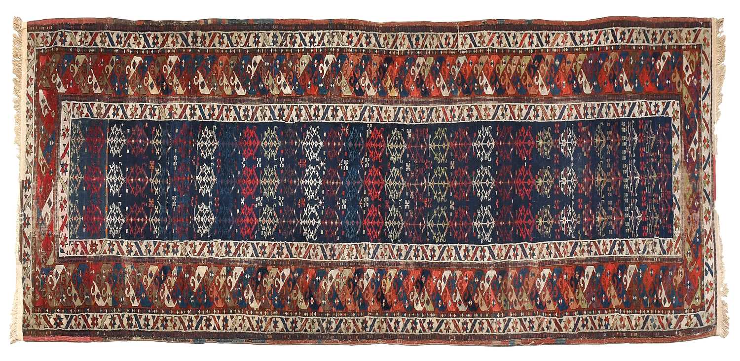 Lot 1118 - Northwest Persian Runner Circa 1930 The indigo...