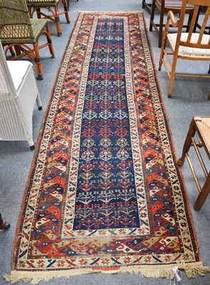 Lot 1118 - Northwest Persian Runner Circa 1930 The indigo...