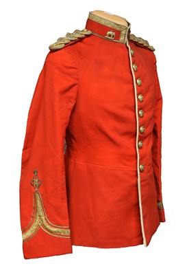 Lot 235 - An Edwardian Scarlet Tunic to Captain J H...