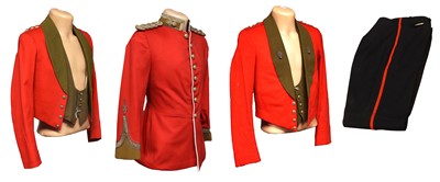 Lot 237 - An Edwardian Captain's Scarlet Tunic to The...