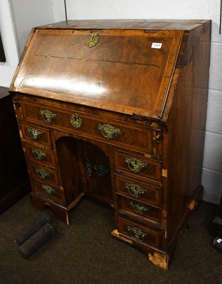 Lot 1224 - An Early 18th Century Walnut Desk (distressed),...