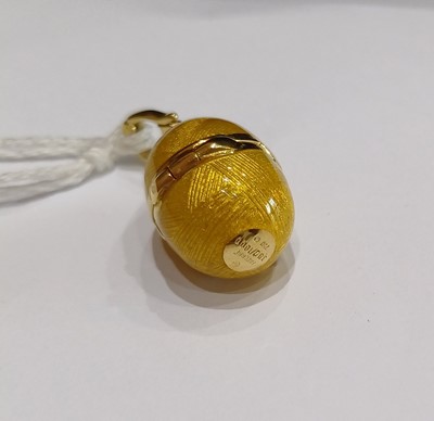 Lot 2248 - An Enamel Egg Pendant, by Victor Mayer for...