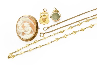 Lot 281 - A Small Quantity of Jewellery, including a 9...