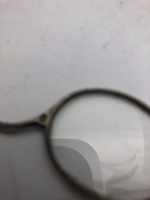 Lot 2044 - A Pair of George IV Silver Spectacles in a Silver-Mounted Shagreen Case