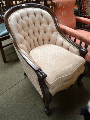 Lot 766 - Victorian armchair