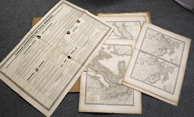 Lot 1097 - Twenty-two Folding Engraved Maps of the World...