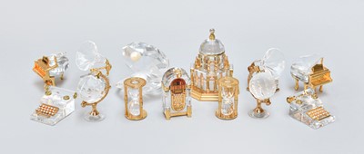 Lot 64 - A Collection of Swarovski Crystal Miniatures,...