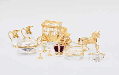 Lot 61 - A Collection of Swarovski Crystal Miniatures,...