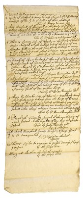 Lot Stafford Gaol Calendars of Prisoners....