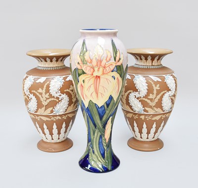 Lot 66 - A Modern Moorcroft Pottery Vase, " Windrush"...