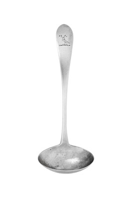 Lot 2033 - A George III Irish Provincial Silver Sauce-Ladle