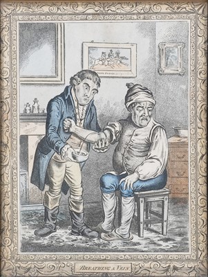 Lot 1122 - After James Gillray (1756-1815) "Breathing a...