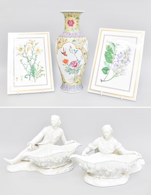 Lot 80 - A Pair of Minton White Porcelain Figural...