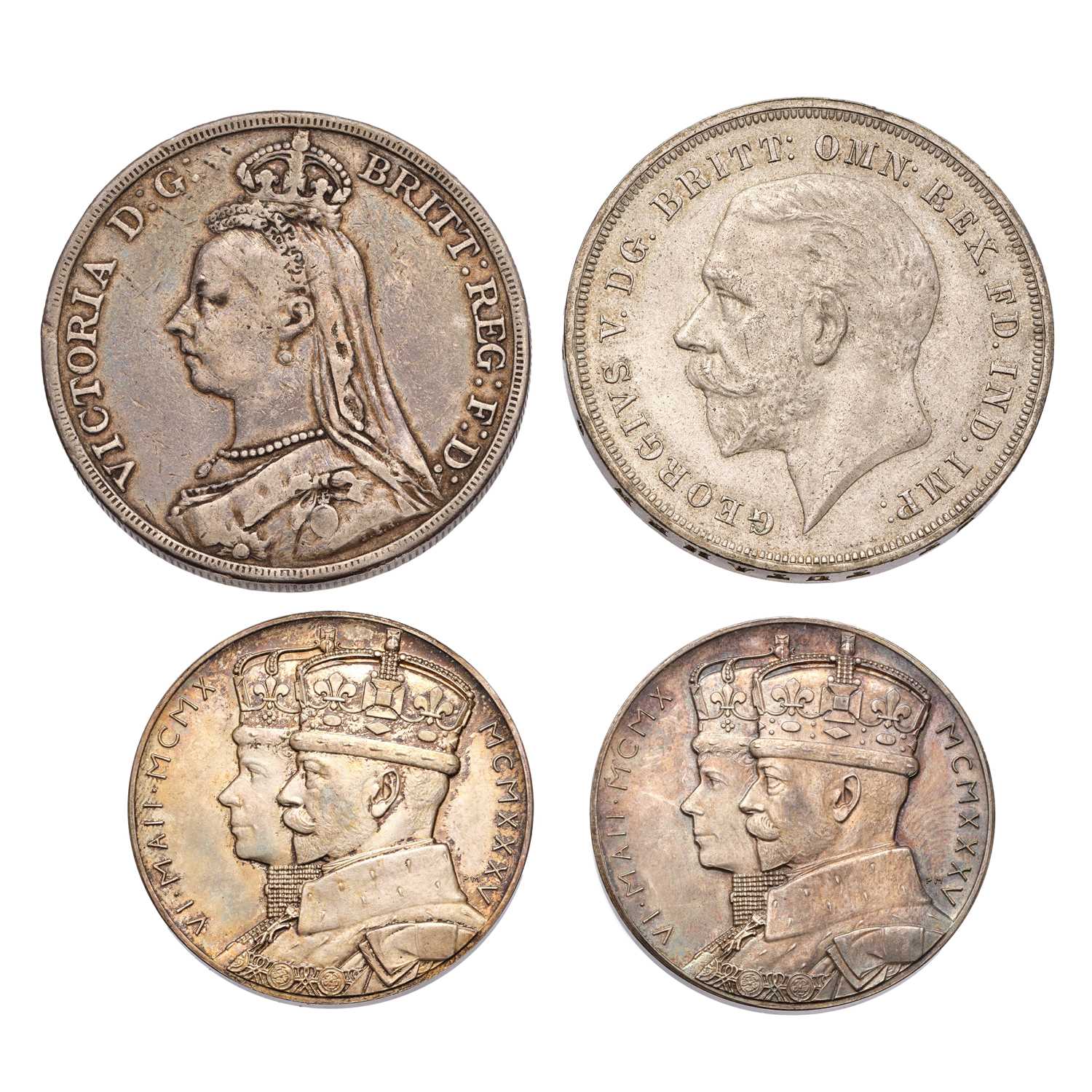 Lot 285 - 2x George V, Silver Jubilee Medals 1935, by P....