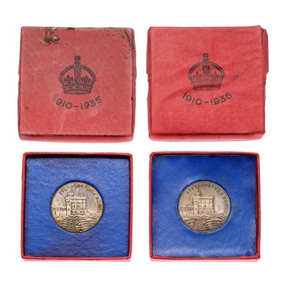 Lot 285 - 2x George V, Silver Jubilee Medals 1935, by P....