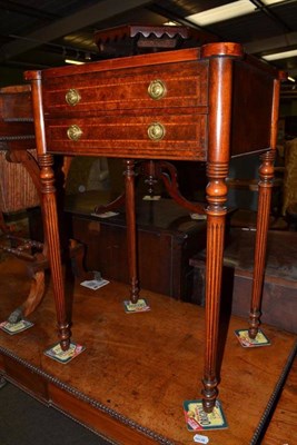 Lot 798 - A Leeny Jones reproduction burr walnut side table