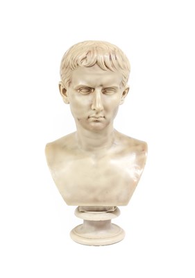 Lot 115 - After the Antique: A White Composition Bust of...