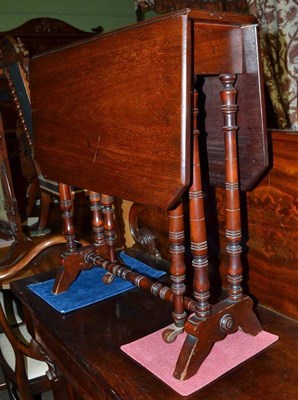 Lot 803 - Edwardian mahogany Sutherland table