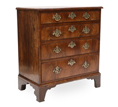 Lot 833 - A George II Figured Walnut Straight-Front...