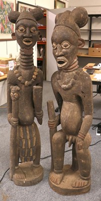 Lot 1334 - A Pair of African Large Ancestor...