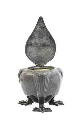 Lot 303 - Joseph Reinemann, Munich: A Jugendstil Pewter...