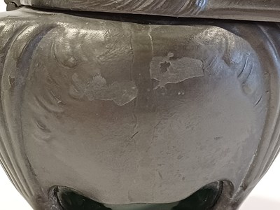 Lot 303 - Joseph Reinemann, Munich: A Jugendstil Pewter...