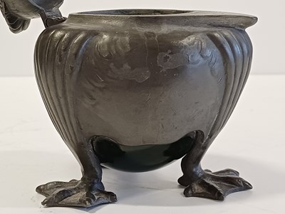 Lot 303 - Joseph Reinemann, Munich: A Jugendstil Pewter...