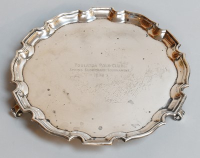 Lot 47 - A George VI Silver Salver, by William...