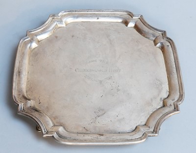 Lot 44 - A George V Silver Salver, by Birch and Gaydon,...