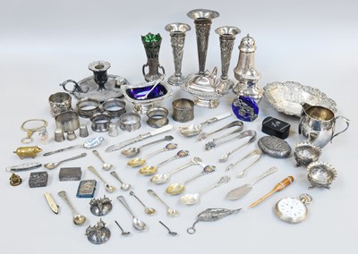 Lot 118 - A Collection of Assorted Silver and Silver...