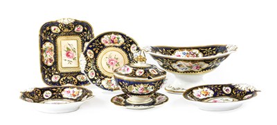 Lot 50 - An English Porcelain Dessert Service, circa...