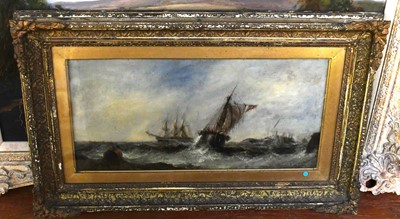 Lot 1104 - British School (19th century) Shipping off a...