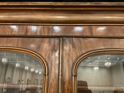 Lot 922 - A Victorian Mahogany Four-Door Library...