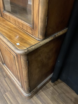 Lot 922 - A Victorian Mahogany Four-Door Library...