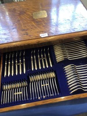 Lot 2064 - An Edward VII Silver Table-Service