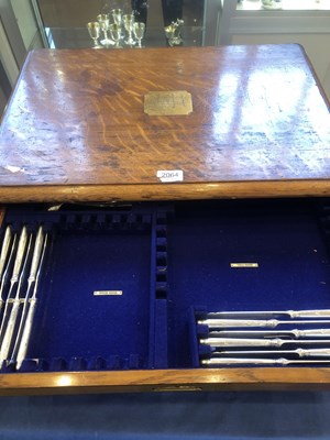 Lot 2064 - An Edward VII Silver Table-Service