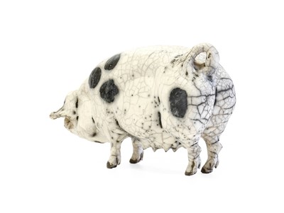 Lot 334 - Christine Cummings (b.1969): A Raku Pottery...