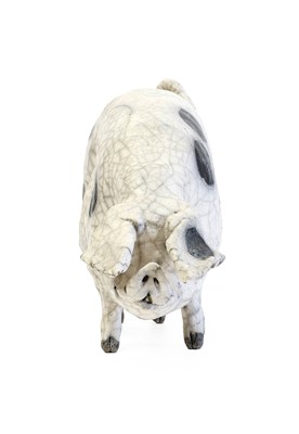 Lot 334 - Christine Cummings (b.1969): A Raku Pottery...