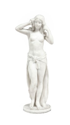 Lot 155 - An Alabaster Figure of a Classical Maiden,...