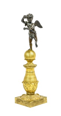 Lot 131 - A French Empire-Style Gilt and Patinated...