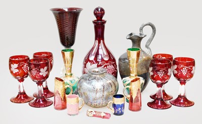 Lot 98 - A Collection of Glassware, including a...