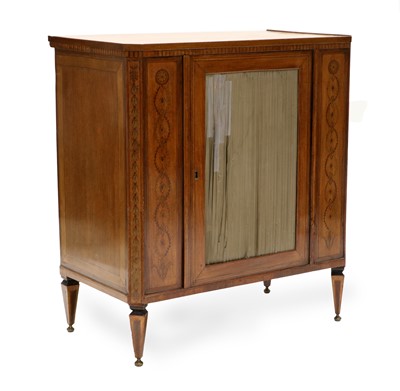 Lot 883 - A George III Satinwood, Marquetry-Inlaid and...