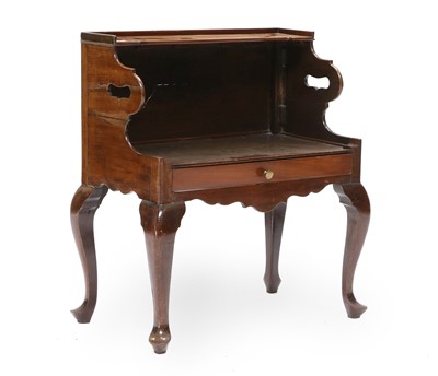 Lot 864 - A George III Mahogany Two-Tier Dumb Waiter,...