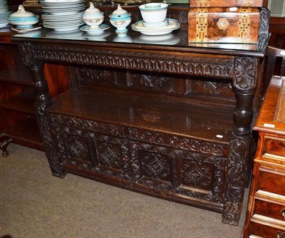 Lot 836 - Victorian oak buffet